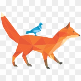 Origami, HD Png Download - fox png
