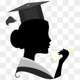 Graduation Girl Clipart, HD Png Download - graduation png