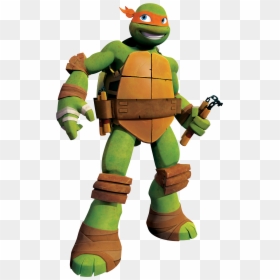 Mikey Ninja Turtle, HD Png Download - turtle png