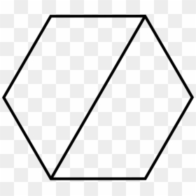 Line Art, HD Png Download - hexagon png