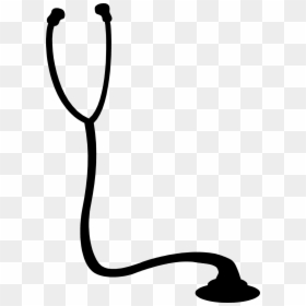 Transparent Background Black And White Stethoscope, HD Png Download - stethoscope png