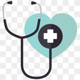 Transparent Heart With Stethoscope, HD Png Download - stethoscope png