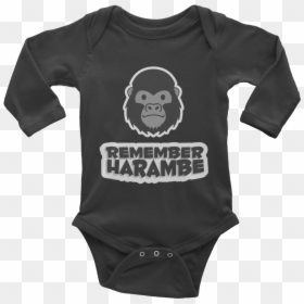 Bearded Dad Onesie, HD Png Download - harambe png