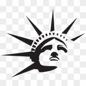 Statue Of Liberty Head Drawing, HD Png Download - statue of liberty png