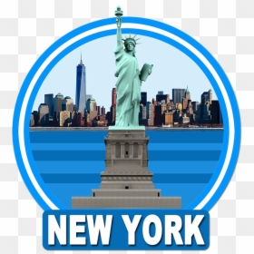 Statue Of Liberty New York Logo, HD Png Download - statue of liberty png