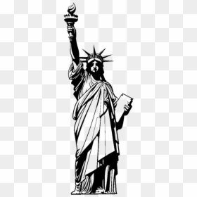 Estatua De La Libertad Dibujo, HD Png Download - statue of liberty png