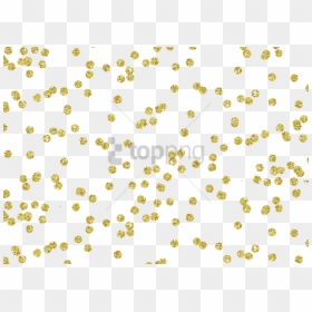 Gold Confetti Transparent Background, HD Png Download - gold glitter png