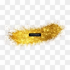Glitter, HD Png Download - gold glitter png