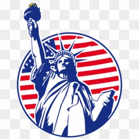 Statue Of Liberty Holding Gun, HD Png Download - statue of liberty png