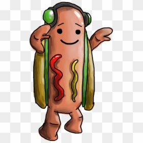 Snapchat Hot Dog Drawing, HD Png Download - hot dog png