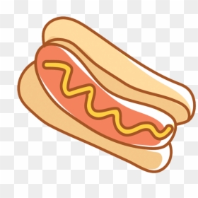 Sausage In Bread Clipart, HD Png Download - hot dog png