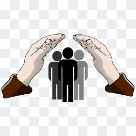 Protecting Hand Png, Transparent Png - hands png