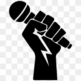 Fist Microphone, HD Png Download - mic png