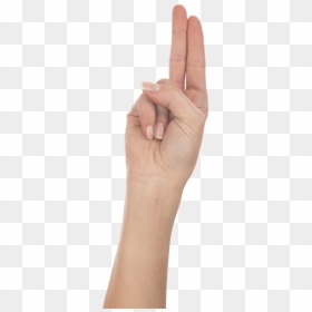 Two Finger Hand Png, Transparent Png - hands png