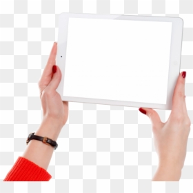 Hands Holding Tablet Png, Transparent Png - hands png