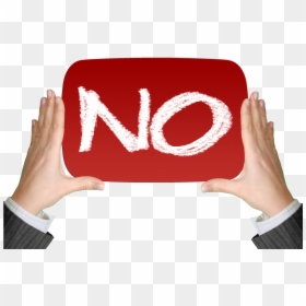 Person Saying No Transparent, HD Png Download - no png