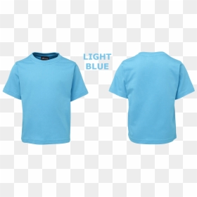 Plain Blue T Shirt Front And Back, HD Png Download - t shirt png