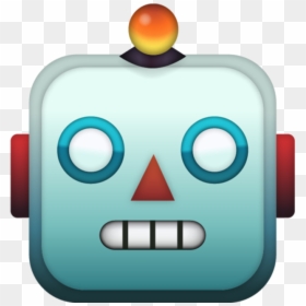 Robot Emoji Png, Transparent Png - robot png