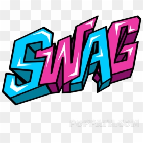 Swag Word Art, HD Png Download - graffiti png