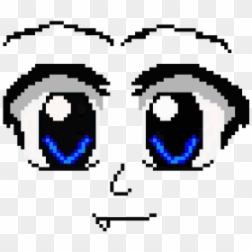 Pixelated Anime Eyes, HD Png Download - anime eyes png