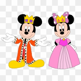 Prince Mickey And Princess Minnie, HD Png Download - minnie mouse png