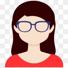 Clipart Girl With Glasses, HD Png Download - emotion png