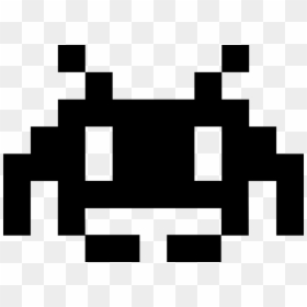 Logo Space Invaders, HD Png Download - pixelated heart png