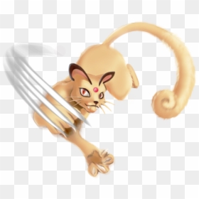 Persian Pokemon Fanart, HD Png Download - slashes png