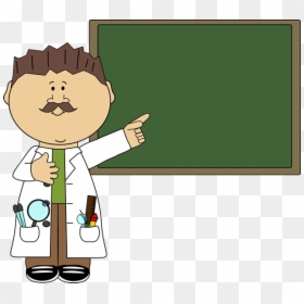 Clipart Science Teacher, HD Png Download - teacher cartoon png