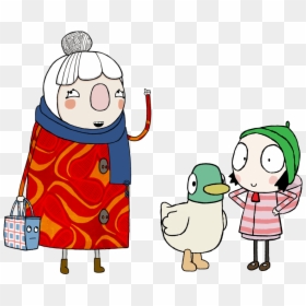 Flamingo Sarah And Duck, HD Png Download - cartoon duck png