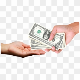 1 Us Dollar, HD Png Download - cash in hand png