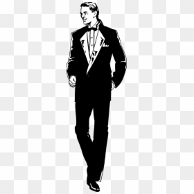 Man In Tuxedo Clipart, HD Png Download - cartoon pants png