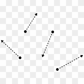 Vector Diagram Of Gas Particles, HD Png Download - movement lines png