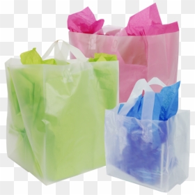 Plastic Paper Bag Png, Transparent Png - gift bag png