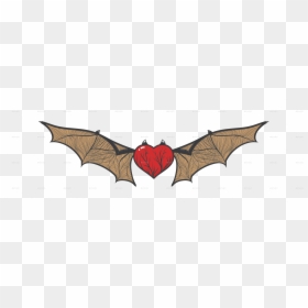 Illustration, HD Png Download - heart with wings png