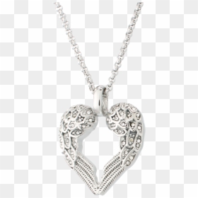 Locket, HD Png Download - heart with wings png