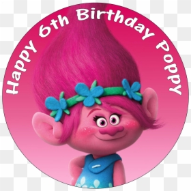 Happy Birthday Trolls Movie, HD Png Download - trolls flowers png