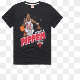 Raptors Nba Jam Shirt, HD Png Download - scottie pippen png