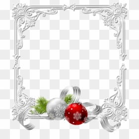 Christmas Border Red And Silver, HD Png Download - silver bells png
