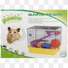 Hamster Fun Home Cage, HD Png Download - hamster wheel png