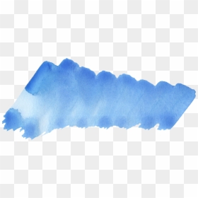 Snow, HD Png Download - blue brush stroke png