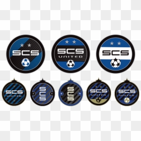 Soccer Logo Circle Template, HD Png Download - crest template png