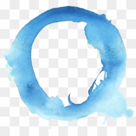 Blue Paint Circle Png, Transparent Png - blue brush stroke png