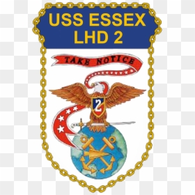 Uss Essex Lhd 2 Logo, HD Png Download - crest template png