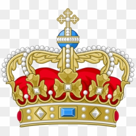 Royal Crown Of Denmark, HD Png Download - crest template png