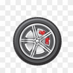 Flat Tire Clipart Black And White, HD Png Download - winter background png