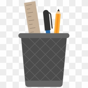 Pencil Holder Vector, HD Png Download - pencil vector png