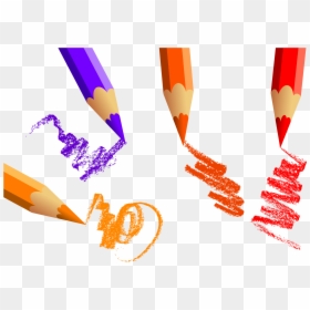 Color Pencil Drawing Png, Transparent Png - pencil vector png