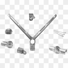 Chain Link Fence Accessories, HD Png Download - wire fence png