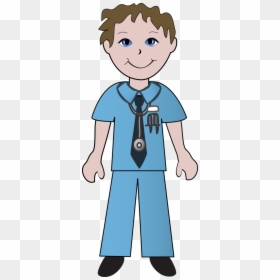 Doctor And Nurse Clipart, HD Png Download - male female png